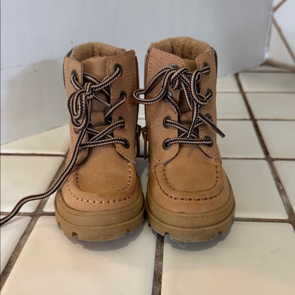 H&M Brown Kids Boots with Brown Laces